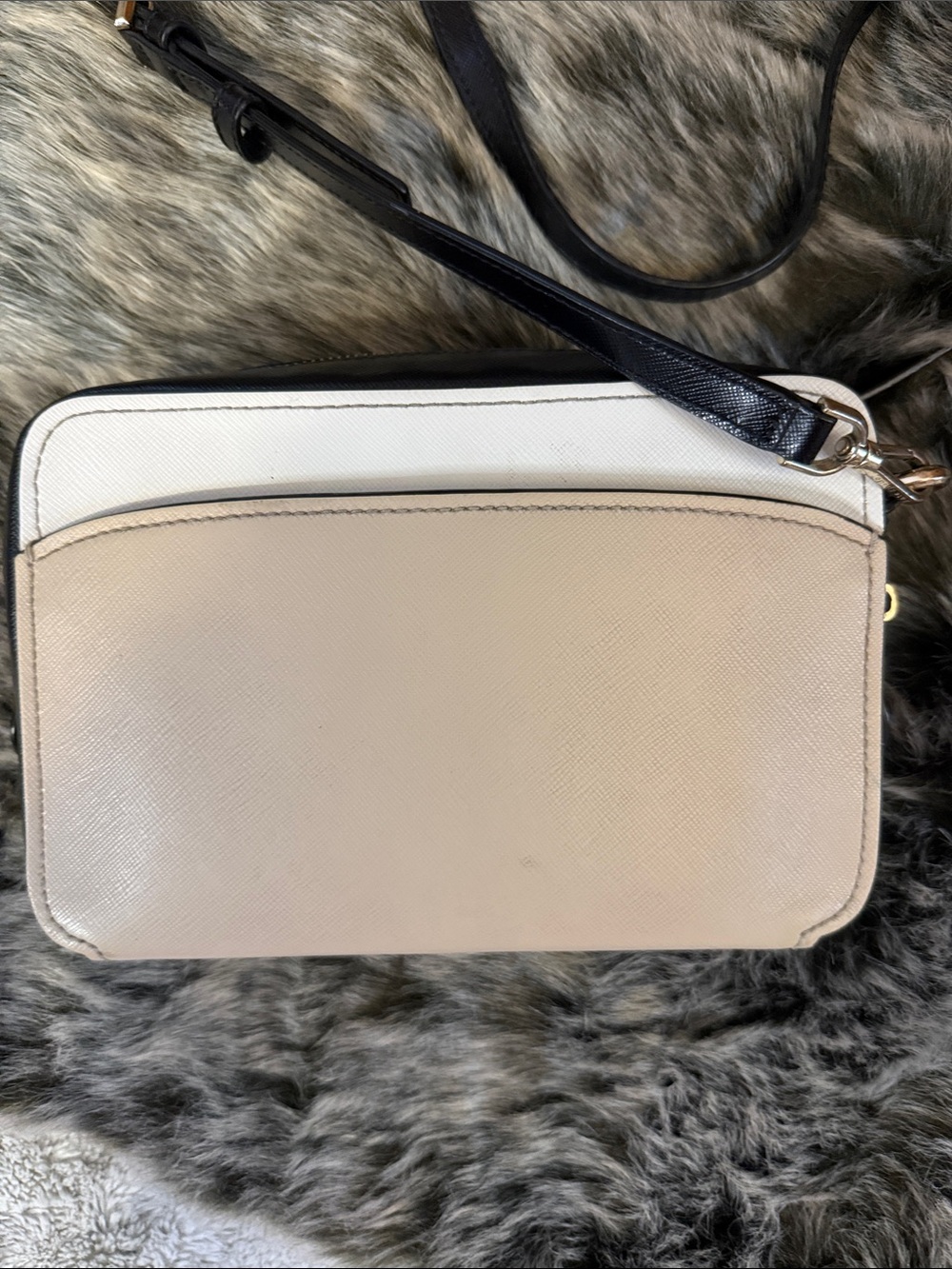 kate spade Three-Tone Black, cream, beige Crossbody Bag so classy and elegant - Picture 4 of 9
